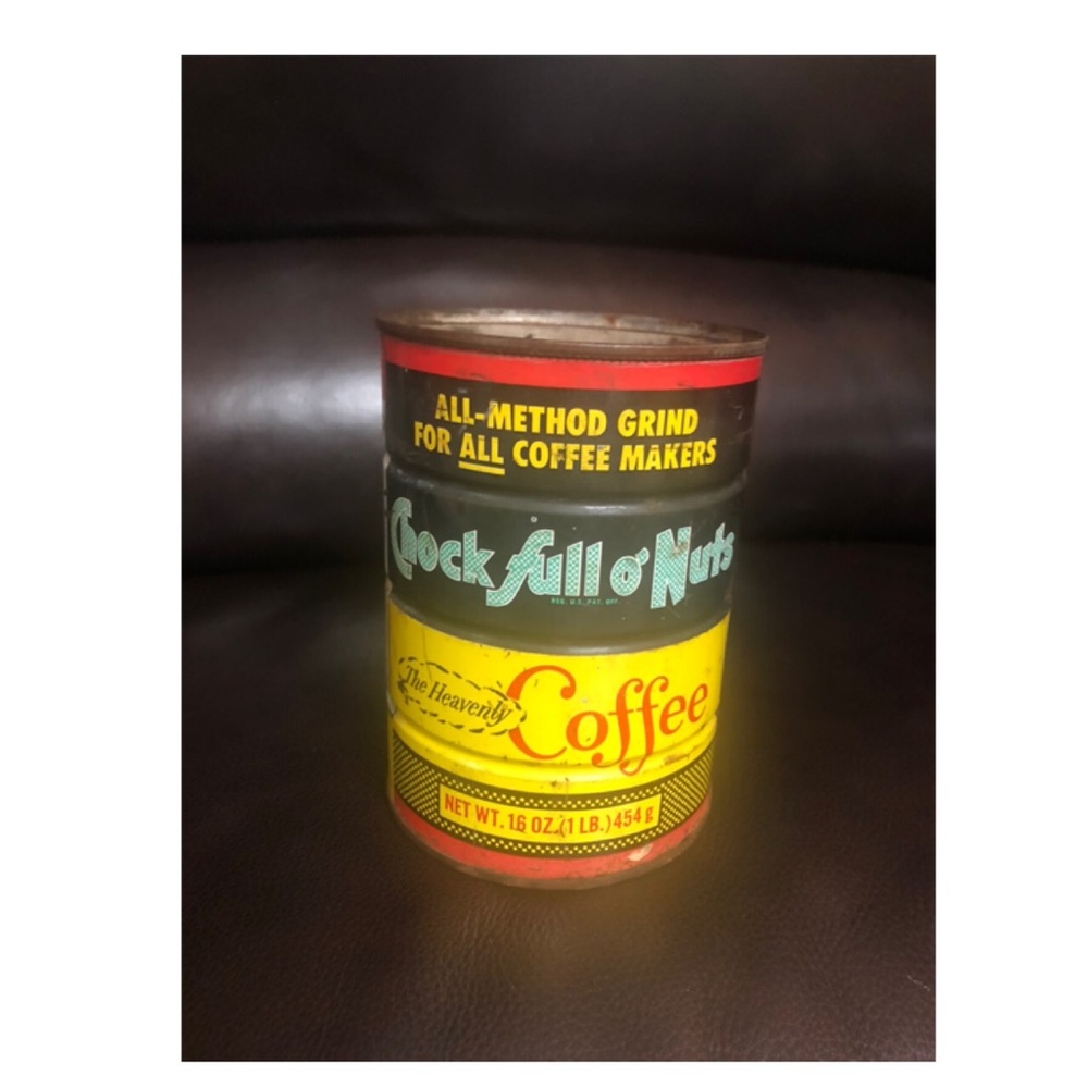 vintage Chock Full O' Nuts the heavenly tin can